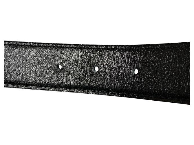 Hermès Cinto Hermes Constance em couro Preto Azul - vista 7