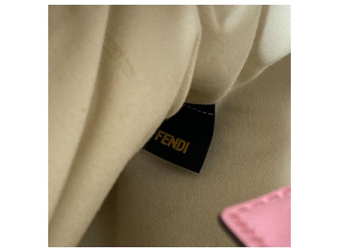 Borsa Fendi in pelle rosa - vista 10