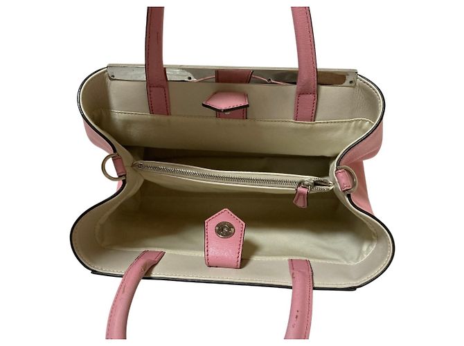 Borsa Fendi in pelle rosa - vista 11
