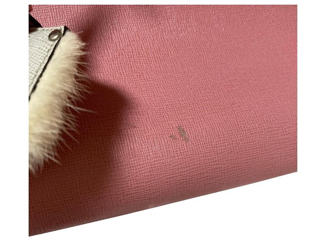 Borsa Fendi in pelle rosa - vista 14