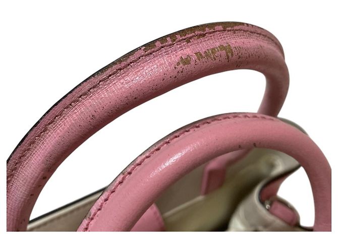 Borsa Fendi in pelle rosa - vista 16