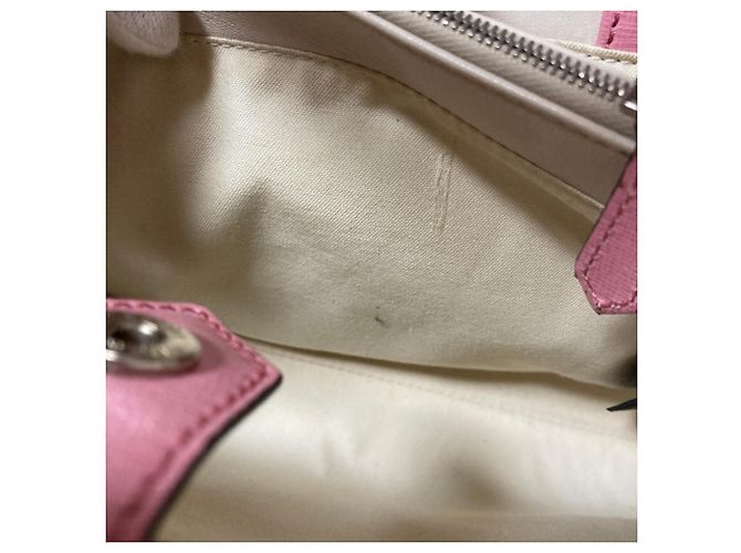 Borsa Fendi in pelle rosa - vista 17