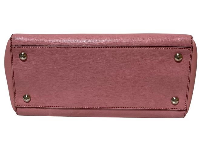 Borsa Fendi in pelle rosa - vista 5