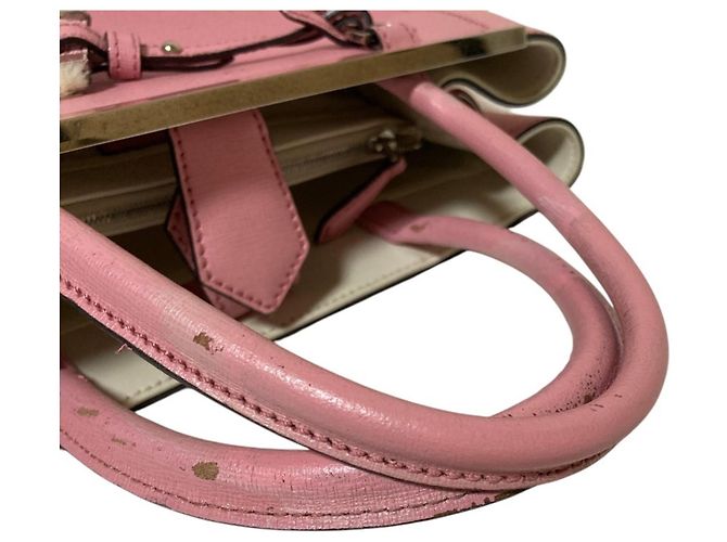 Borsa Fendi in pelle rosa - vista 6