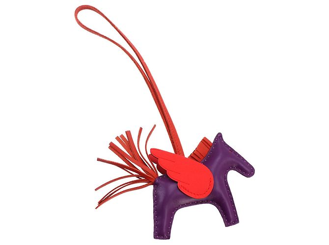 Hermès Hermes Rodeo Pegasus PM Handbag Charm Porpora - vista 3