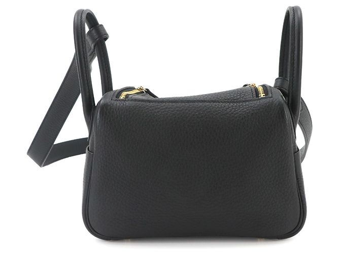 Hermès Borsa a mano Hermes Lindy Mini Nero - vista 3