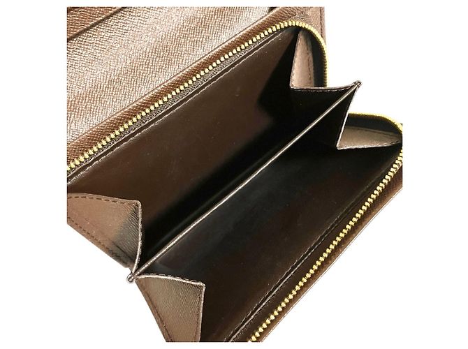 Cartera larga Louis Vuitton Damier Canvas Castaño Damier ebene - vista 6