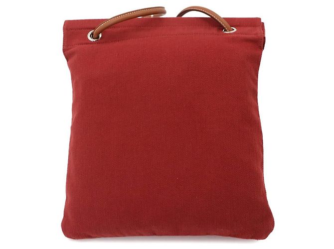 Hermès Sac Aline MM Shoulder Handbag Marrone Rosso - vista 2