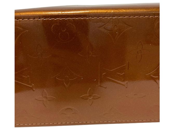 Borsa Louis Vuitton Lead PM Monogram Vernis Bronzo - vista 14