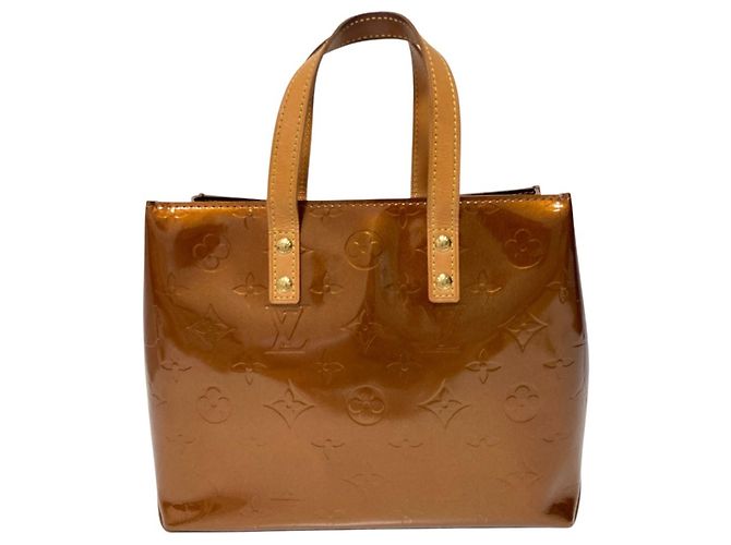 Borsa Louis Vuitton Lead PM Monogram Vernis Bronzo - vista 2