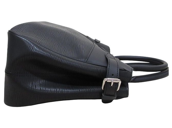 Borsa Louis Vuitton Passy PM in pelle Epi Nero - vista 14