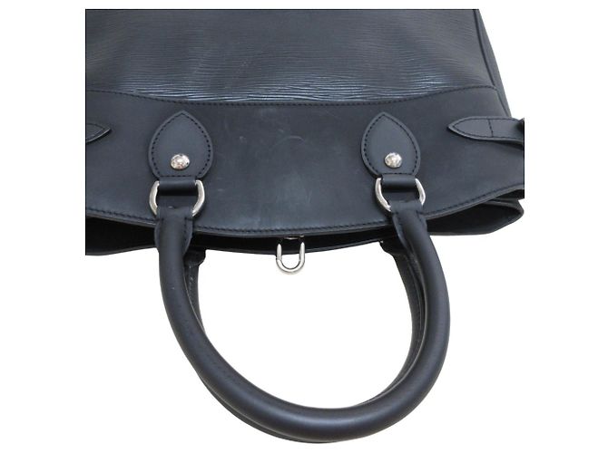 Borsa Louis Vuitton Passy PM in pelle Epi Nero - vista 17