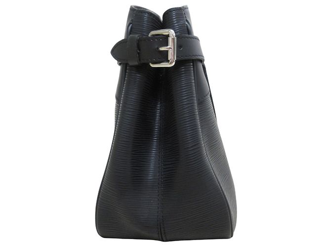Borsa Louis Vuitton Passy PM in pelle Epi Nero - vista 5