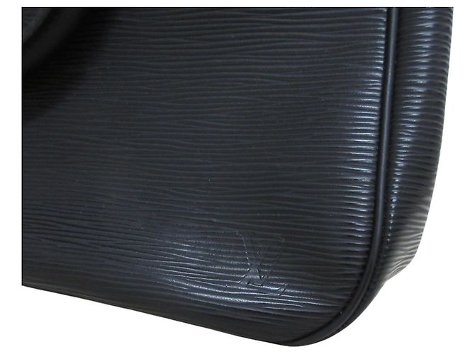 Borsa Louis Vuitton Passy PM in pelle Epi Nero - vista 6