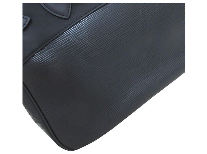 Borsa Louis Vuitton Passy PM in pelle Epi Nero - vista 8