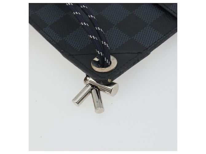 LOUIS VUITTON Damier Cobalt America's Cup Pochette Phone N41630 LV Auth BA14729A - vista 16