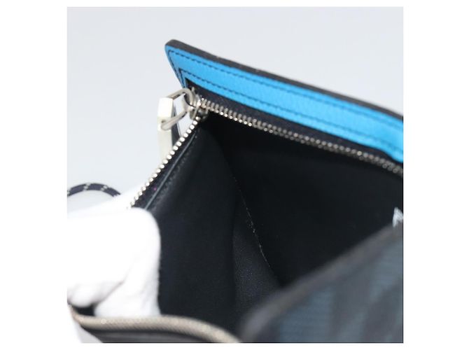 LOUIS VUITTON Damier Cobalt America's Cup Pochette Phone N41630 LV Auth BA14729A - vista 19