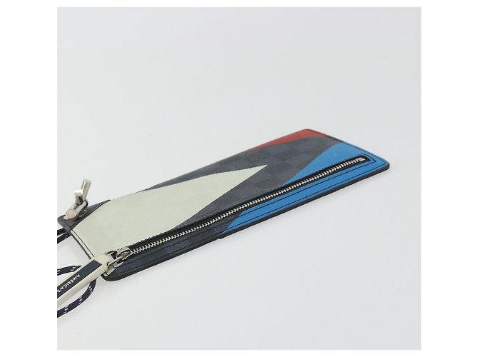 LOUIS VUITTON Damier Cobalt America's Cup Pochette Phone N41630 LV Auth BA14729A - vista 5