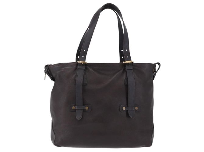 LOUIS VUITTON Borsa Tote Utah Kiowa Pelle Marrone Oro M95453 LV Auth bs36447A - vista 13