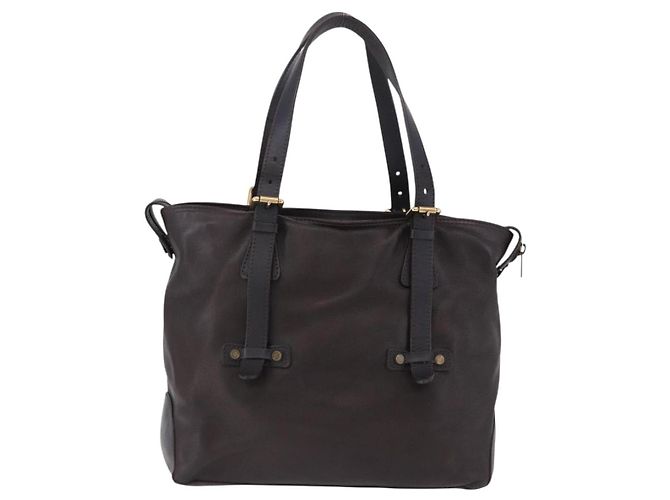 LOUIS VUITTON Borsa Tote Utah Kiowa Pelle Marrone Oro M95453 LV Auth bs36447A - vista 2