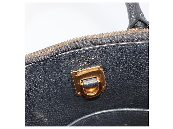 Borsa a mano LOUIS VUITTON City Steamer PM Pelle Rosa Nero M51590 LV Auth bs36477 - vista 11