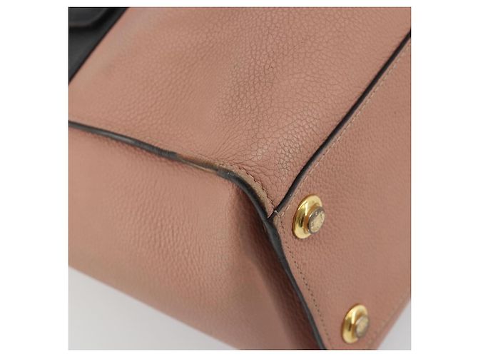 Borsa a mano LOUIS VUITTON City Steamer PM Pelle Rosa Nero M51590 LV Auth bs36477 - vista 14