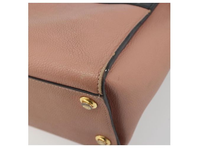 Borsa a mano LOUIS VUITTON City Steamer PM Pelle Rosa Nero M51590 LV Auth bs36477 - vista 15
