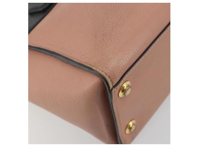 Borsa a mano LOUIS VUITTON City Steamer PM Pelle Rosa Nero M51590 LV Auth bs36477 - vista 16
