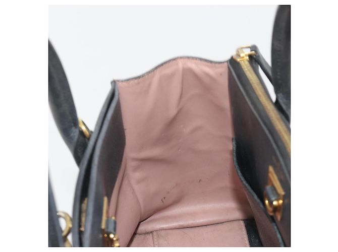 Borsa a mano LOUIS VUITTON City Steamer PM Pelle Rosa Nero M51590 LV Auth bs36477 - vista 20