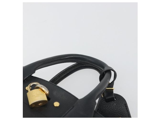 Borsa a mano LOUIS VUITTON City Steamer PM Pelle Rosa Nero M51590 LV Auth bs36477 - vista 8