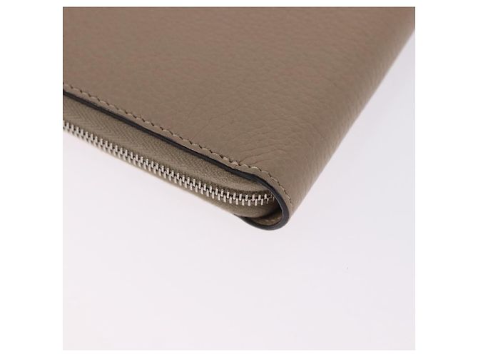 Céline CELINE Langbeutel aus Leder Beige Silber Authentisch 180966A - Ansicht 15