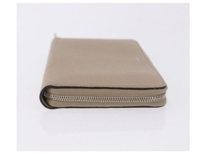 Céline CELINE Langbeutel aus Leder Beige Silber Authentisch 180966A - Ansicht 3