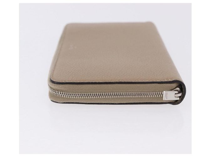 Céline CELINE Langbeutel aus Leder Beige Silber Authentisch 180966A - Ansicht 4