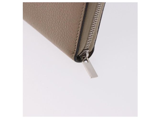 Céline CELINE Langbeutel aus Leder Beige Silber Authentisch 180966A - Ansicht 8