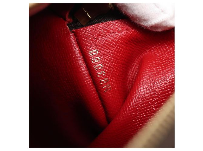 LOUIS VUITTON Damier Ebene Papillon 30 Borsa a Mano N51303 LV Auth 196760V - vista 12