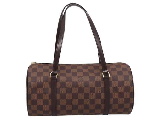 LOUIS VUITTON Damier Ebene Papillon 30 Borsa a Mano N51303 LV Auth 196760V - vista 13
