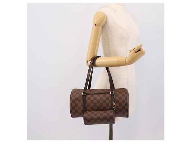 LOUIS VUITTON Damier Ebene Papillon 30 Borsa a Mano N51303 LV Auth 196760V - vista 24