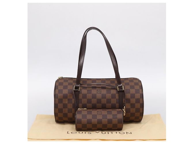 LOUIS VUITTON Damier Ebene Papillon 30 Borsa a Mano N51303 LV Auth 196760V - vista 25