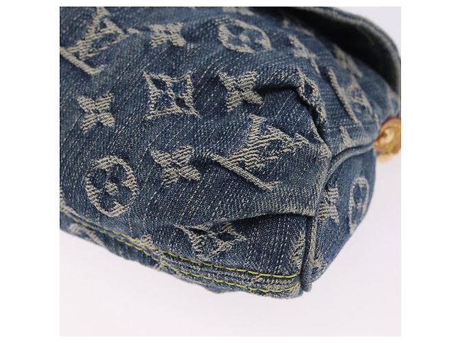 LOUIS VUITTON Borsa a Spalla Mini Preity in Denim Monogram Blu M95050 Auth 195235SAM - vista 14