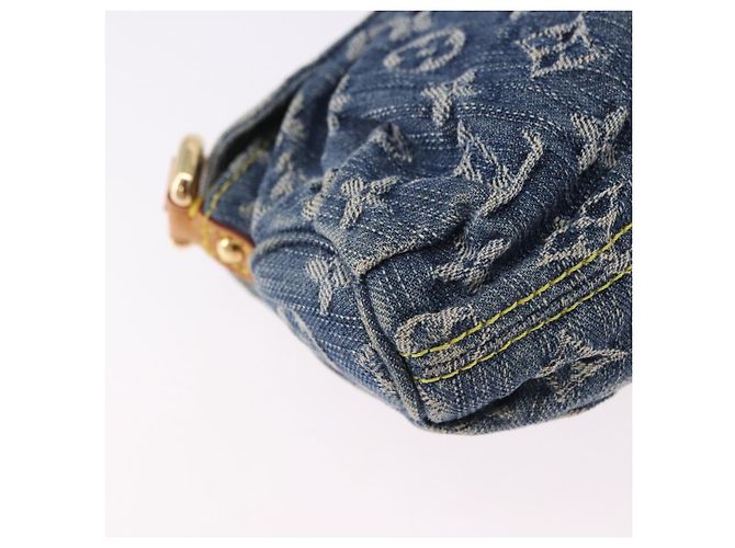 LOUIS VUITTON Borsa a Spalla Mini Preity in Denim Monogram Blu M95050 Auth 195235SAM - vista 15