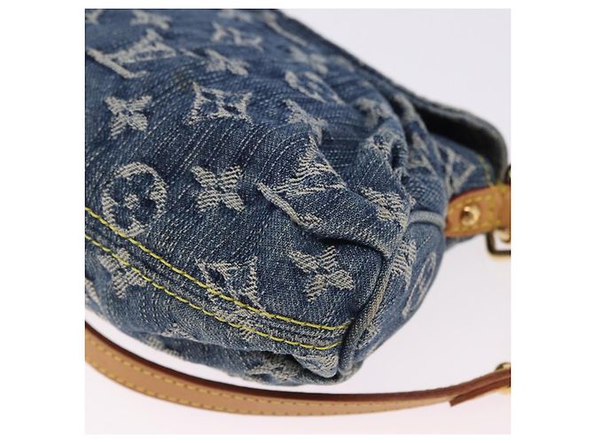 LOUIS VUITTON Borsa a Spalla Mini Preity in Denim Monogram Blu M95050 Auth 195235SAM - vista 16