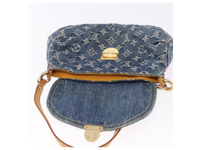 LOUIS VUITTON Borsa a Spalla Mini Preity in Denim Monogram Blu M95050 Auth 195235SAM - vista 19