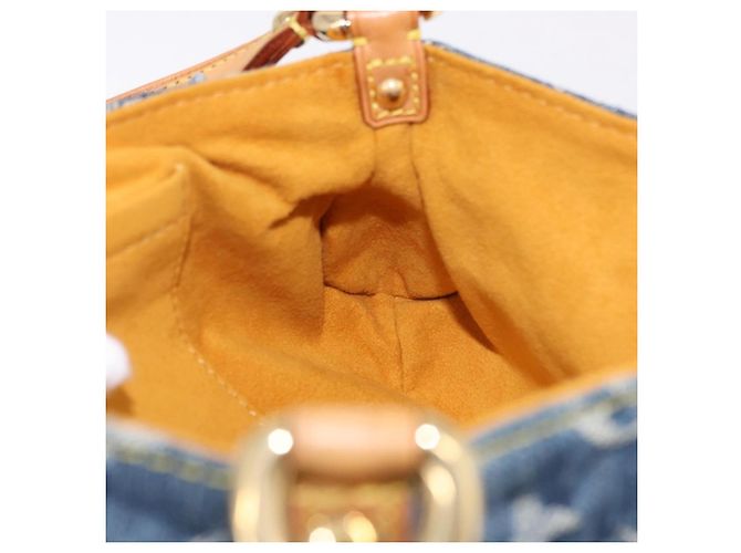 LOUIS VUITTON Borsa a Spalla Mini Preity in Denim Monogram Blu M95050 Auth 195235SAM - vista 22