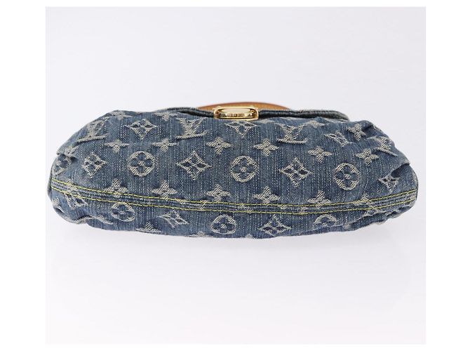 LOUIS VUITTON Borsa a Spalla Mini Preity in Denim Monogram Blu M95050 Auth 195235SAM - vista 5