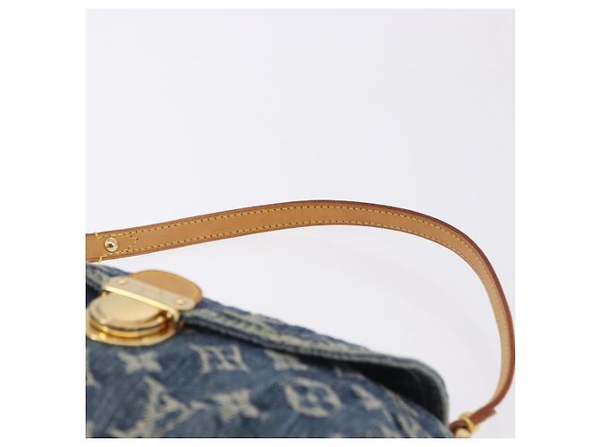 LOUIS VUITTON Borsa a Spalla Mini Preity in Denim Monogram Blu M95050 Auth 195235SAM - vista 8