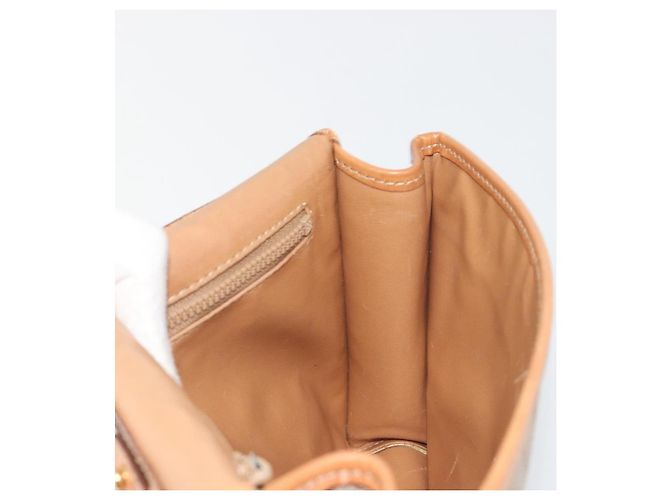Céline Borsa a Spalla in Tela Macadam CELINE PVC Beige Oro Auth 195715 D'oro - vista 19