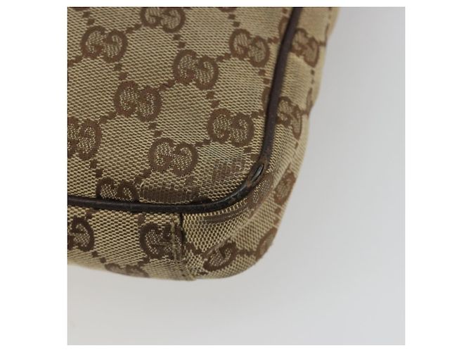 Borsa a tracolla GUCCI GG Canvas Beige Silver 92551 Auth 195083 Argento - vista 16