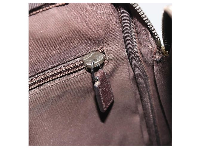 Borsa a tracolla GUCCI GG Canvas Beige Silver 92551 Auth 195083 Argento - vista 21