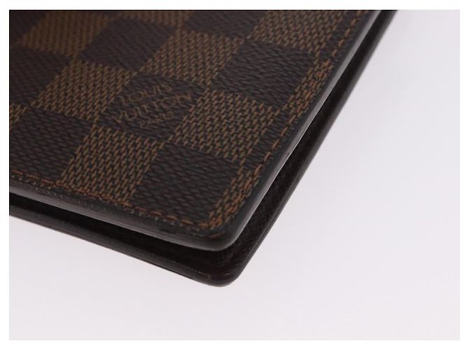 LOUIS VUITTON Cartera Bifold Marco Damier Ebene N61675 Auth 194472A - vista 14