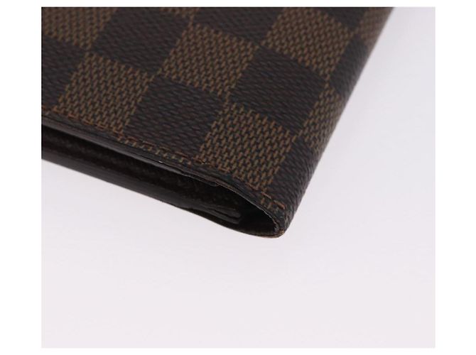 LOUIS VUITTON Cartera Bifold Marco Damier Ebene N61675 Auth 194472A - vista 16